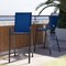 Flash Furniture 2PK Navy Outdoor Barstools with Flex Material 2-JJ-092H-NV-GG - alternate 1